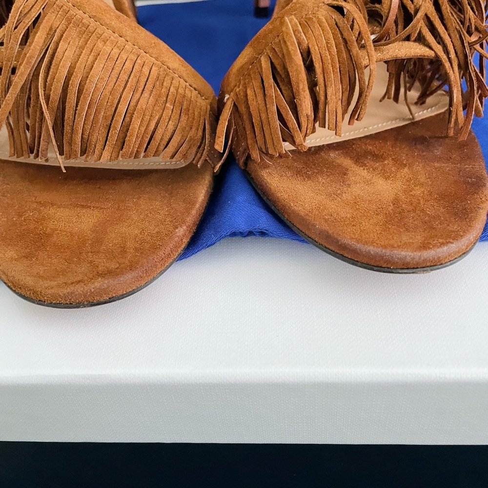 Aquazzura Wild Fringe Sandal 105mm, IT 39 - Picture 10 of 12